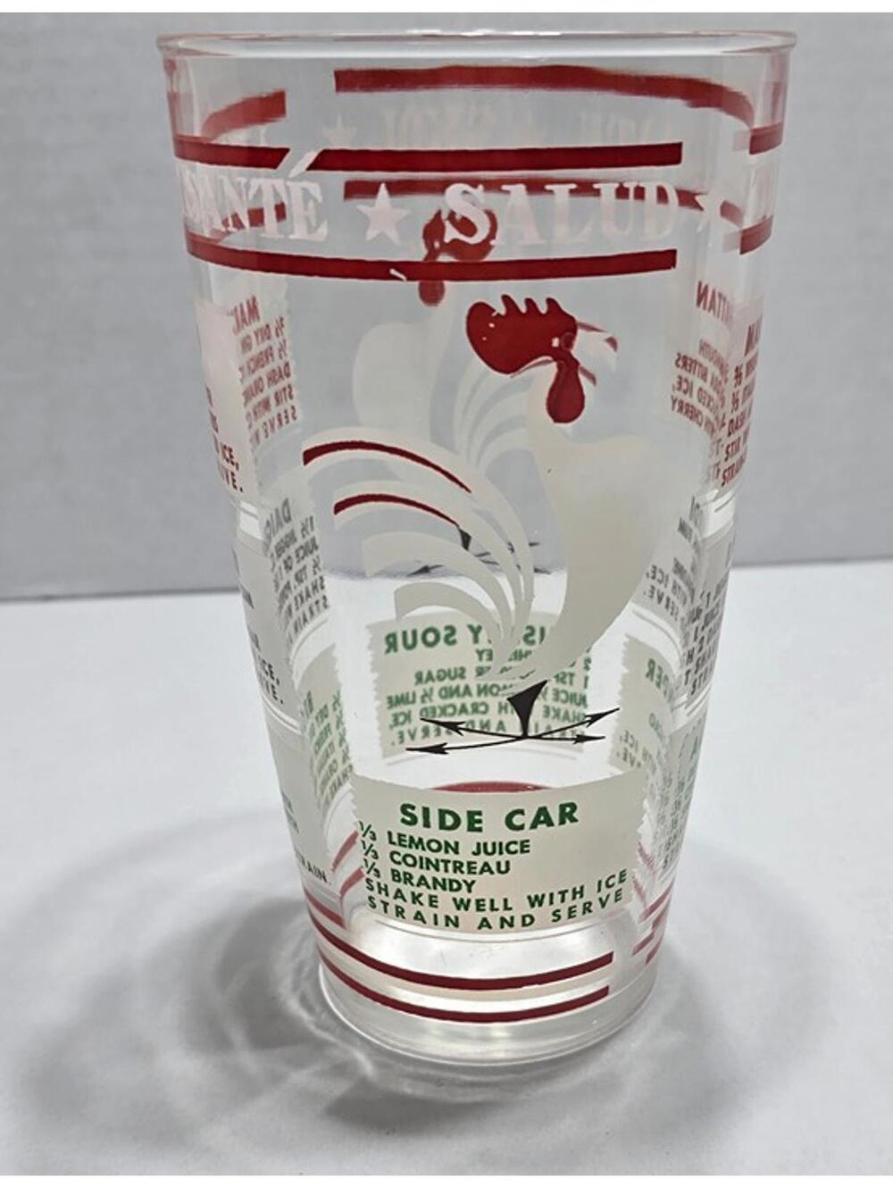 Vintage 1940/1950s: Hazel Atlas: Cocktail Recipe Shaker